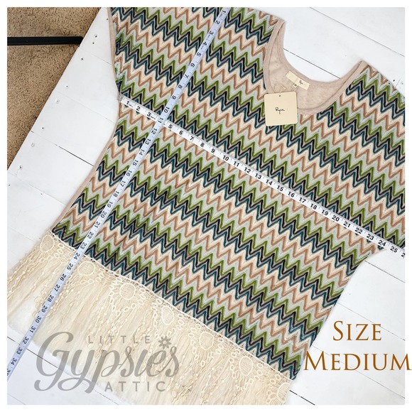 Ryu Miss-oni Chevron and Lace Tunic - Picture 11 of 13